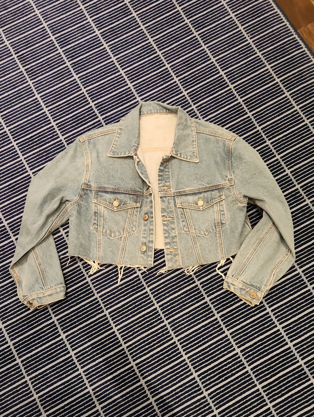 J. Galt Shanghai Cropped Denim Jacket